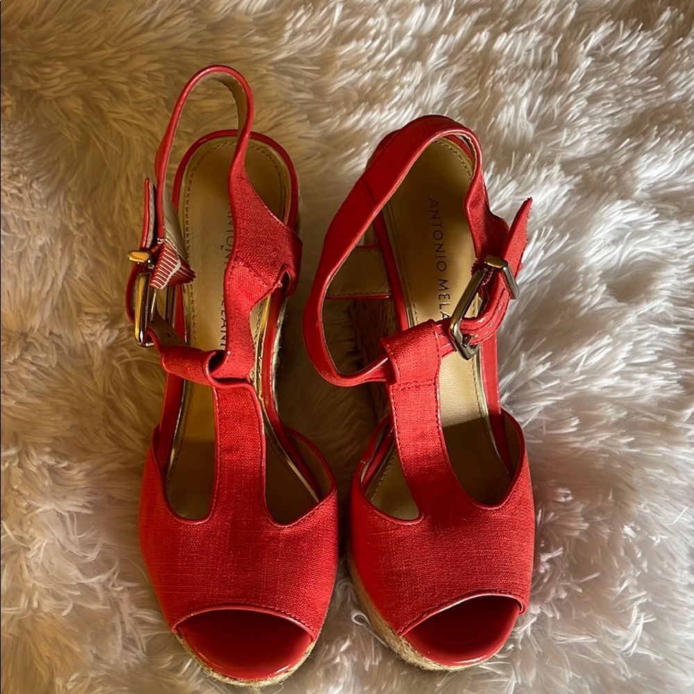 Antonio Melani Women's Red Sandals